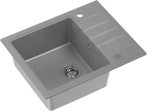 Quadron Peter chiuveta cu baterie gri/oțel HCQP6250SZK_3922505BSGR