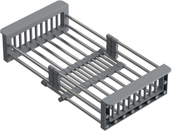 Quadron Comfort 110 chiuveta cu baterie și accesorii gri/oțel HCQP5052SZK_3673500BS