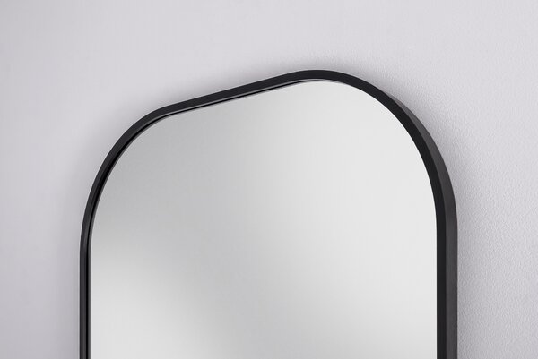 Dubiel Vitrum Luis oglindă 50x90 cm oval negru 5905241012834