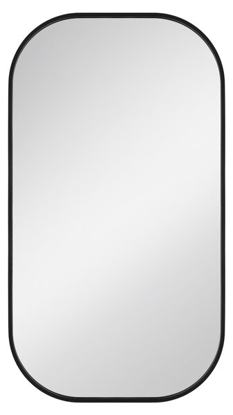 Dubiel Vitrum Luis oglindă 50x90 cm oval negru 5905241012834
