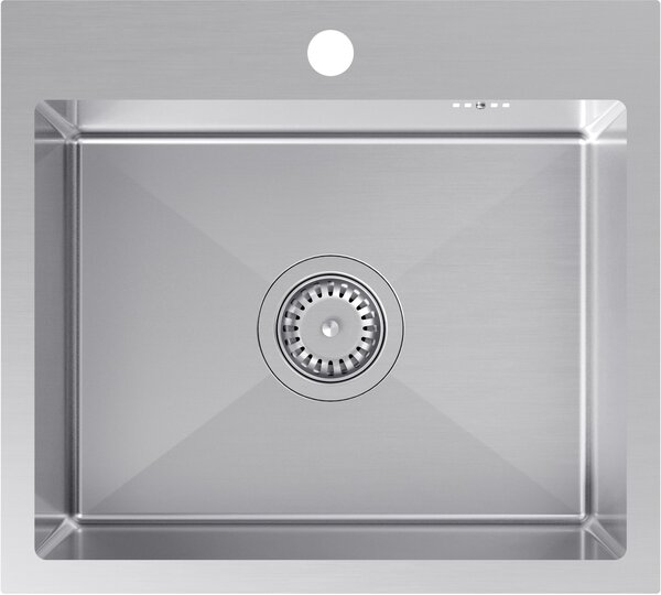 Quadron Luke chiuveta cu baterie oțel/oțel ZH5045BS_3623500_BS