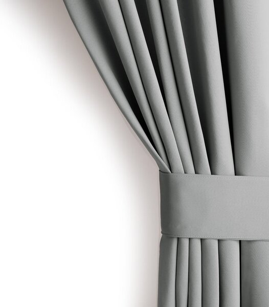 Draperie gri dimout (semi-opacă) 140x245 cm Kierra – Restilo