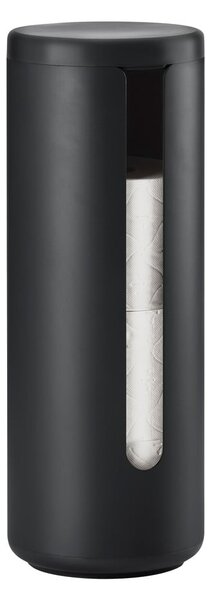 Suport pentru hârtie igienică negru din metal Ume – Zone