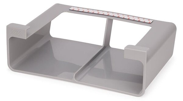 Dispenser pentru prosoape de bucătărie din hârtie și folie de aluminiu gri de agățat din plastic CupboardStore – Joseph Joseph