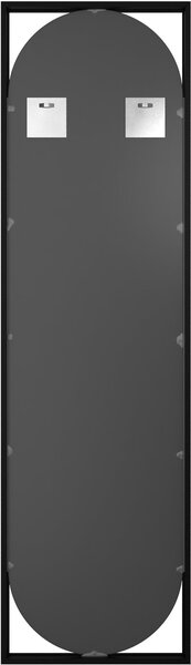 Styler Marbella oglindă 37x132 cm oval negru LU-12349