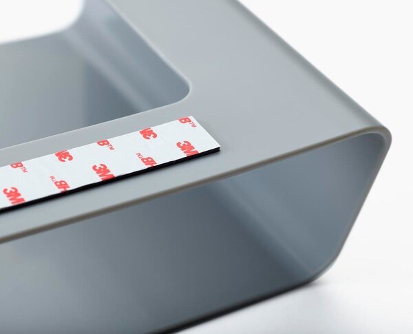 Dispenser pentru prosoape de bucătărie din hârtie și folie de aluminiu gri de agățat din plastic CupboardStore – Joseph Joseph