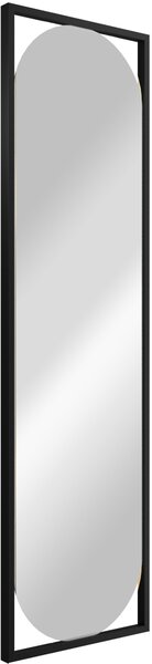 Styler Marbella oglindă 37x132 cm oval negru LU-12349