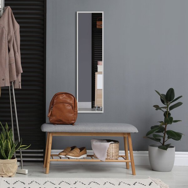 Styler Floryda oglindă 32x122 cm dreptunghiular alb LU-12362
