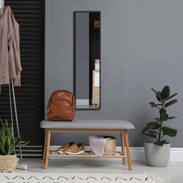 Styler Floryda oglindă 32x122 cm dreptunghiular negru LU-12361