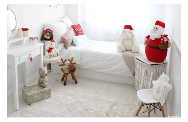 Covor pentru copii bej lavabil/țesut manual din bumbac 120x160 cm Biscuit Beige – Lorena Canals