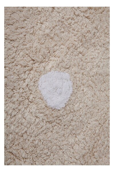 Covor pentru copii bej lavabil/țesut manual din bumbac 120x160 cm Biscuit Beige – Lorena Canals