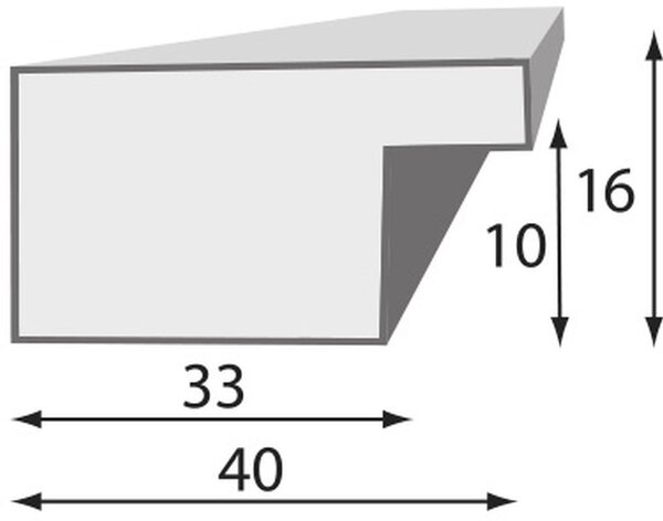 Styler Lahti oglindă 47x72 cm dreptunghiular lemn LU-12300