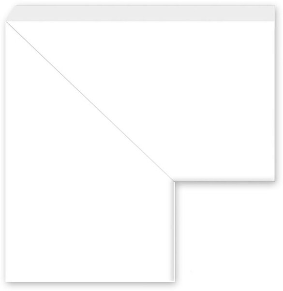 Styler Lahti oglindă 47x72 cm dreptunghiular alb LU-12303