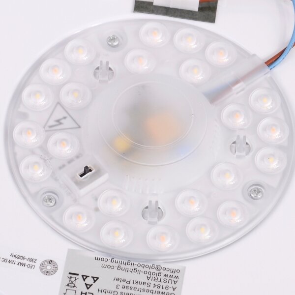 Globo 41764-12 - Plafonieră LED BRUNO 12W 230V 307 mm 3000/4500/6000K