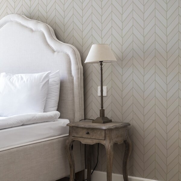 Tapet Model geometric în tonuri deschise cu linii, Tapet abstract, a00491 : Uwalls.ro
