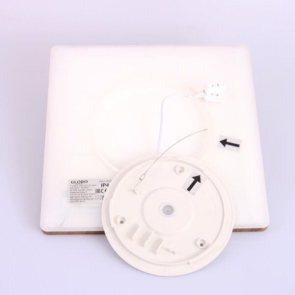 Plafonieră LED dimabilă pentru baie SAPANA LED/18W/230V IP44 Globo 41563-18WW