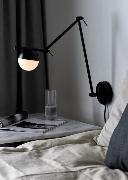 Nordlux Contina lampă de perete 1x5 W negru 2010971003