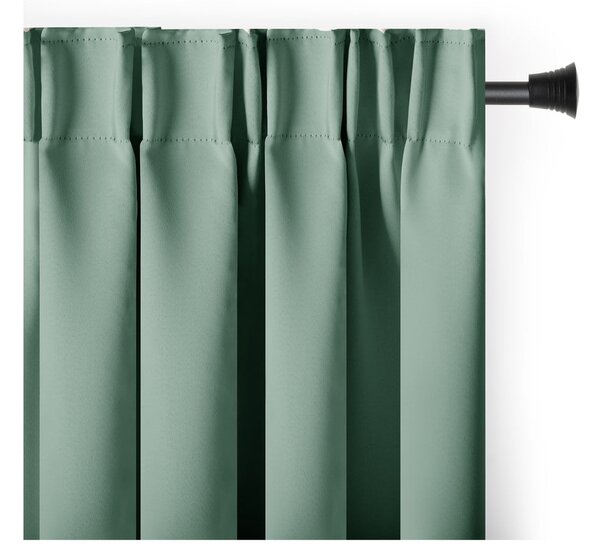 Draperie verde-deschis dimout (semi-opacă) 140x245 cm Kierra – Restilo