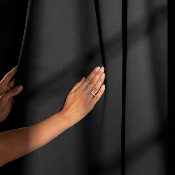 Draperie neagră dimout (semi-opacă) 140x245 cm Kierra – Restilo