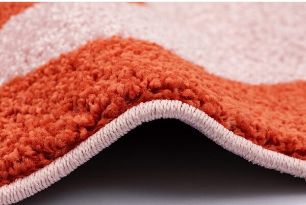 Covor pentru copii roșu-roz 80x150 cm Hugsy Coral – FD