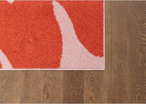 Covor pentru copii roșu-roz 80x150 cm Hugsy Coral – FD