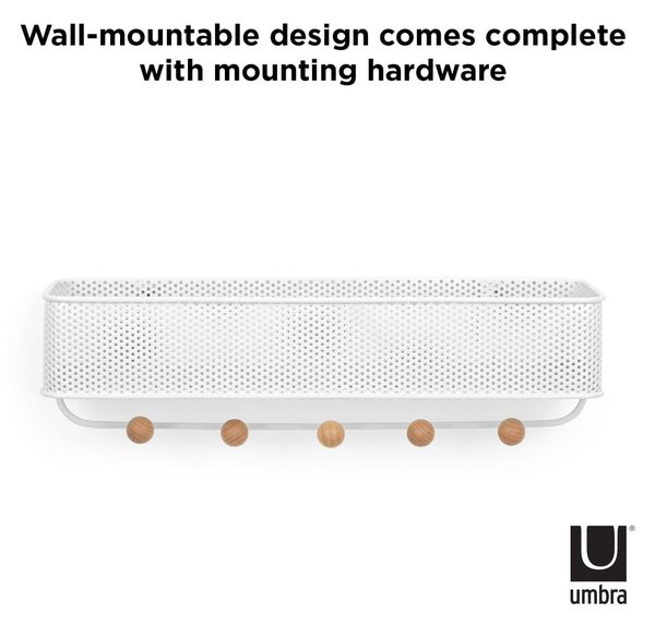 Cuier pentru chei de montat pe perete din metal Estique – Umbra