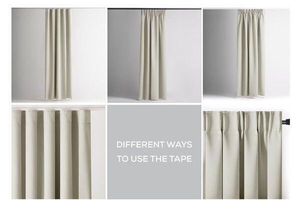 Draperie crem dimout (semi-opacă) 140x245 cm Kierra – Restilo