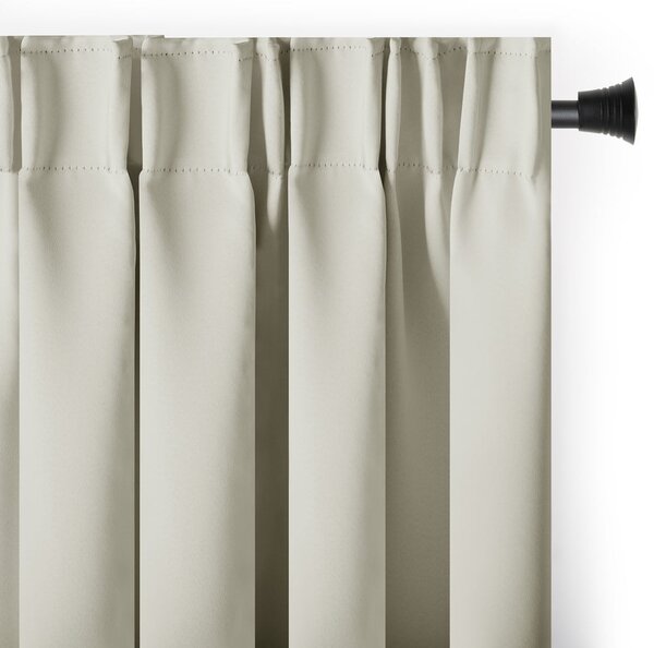 Draperie crem dimout (semi-opacă) 140x245 cm Kierra – Restilo