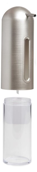 Dozator de săpun lichid argintiu din plastic 350 ml Penguin – Umbra
