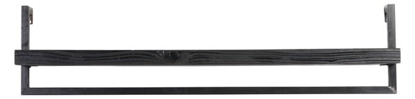 Raft negru mat din lemn de brad Maddison – Light & Living