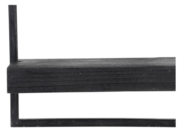 Raft negru mat din lemn de brad Maddison – Light & Living