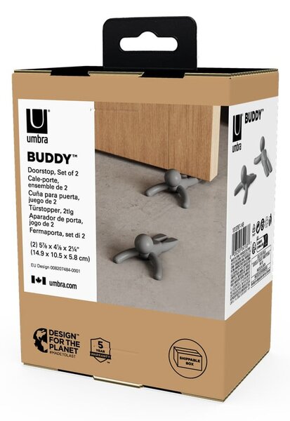 Opritoare de ușă 2 buc. Buddy – Umbra