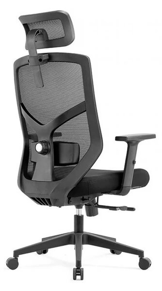 LINA-H Scaun ergonomic, sezut translatie, spatar Mesh, Negru