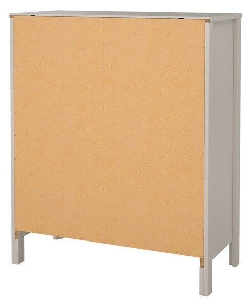 Comodă grej 82x99x38 cm Madrid – Tvilum