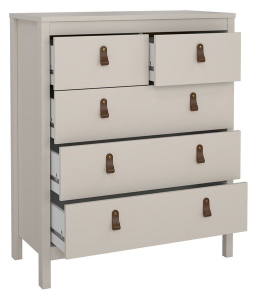 Comodă grej 82x99x38 cm Madrid – Tvilum