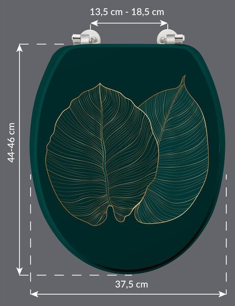 Capac WC 37,5 x 47 Jade – douceur d'intérieur