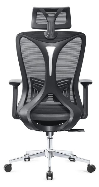 Scaun ergonomic, cotiere 3D, spatar Mesh, Negru