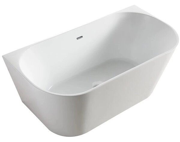 Cada acril freestanding Klara, Alb lucios,150x75x58 cm