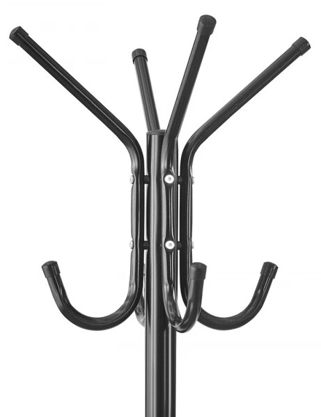 Cuier pentru haine, metal, Negru