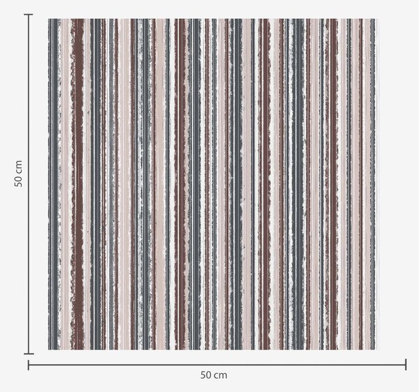 Tapet Model cu dungi în tonuri de gri-maro, Tapet geometrie, Tapet dungi, a00504 : Uwalls.ro
