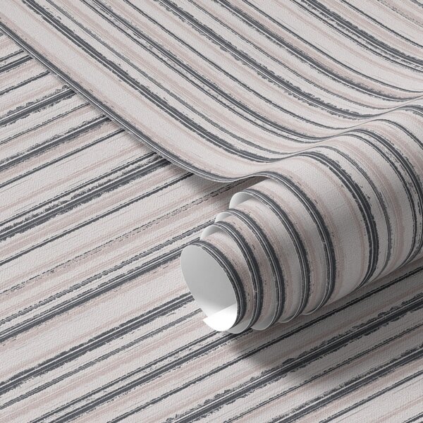 Tapet Dungi delicate în tonuri gri-roz, Tapet geometrie, Tapet dungi, a00509 : Uwalls.ro