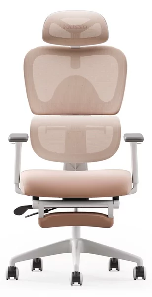 Scaun ergonomic MUSSO E600SE ADAPTIVE, șezut translatabil, cotiere 3D, suport lombar adaptiv, suport picioare, mecanism multifunctional inclinare/blocare, pivotant, Mesh, Roz