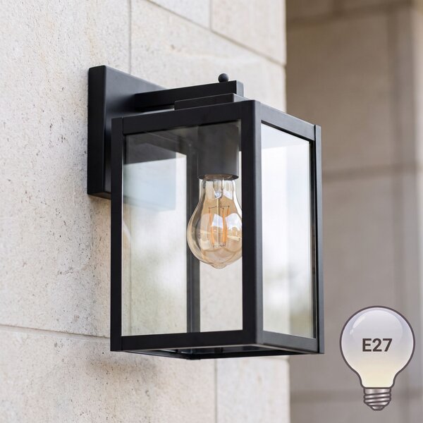 Aplică de perete pentru fațadă JNH038-1G Black