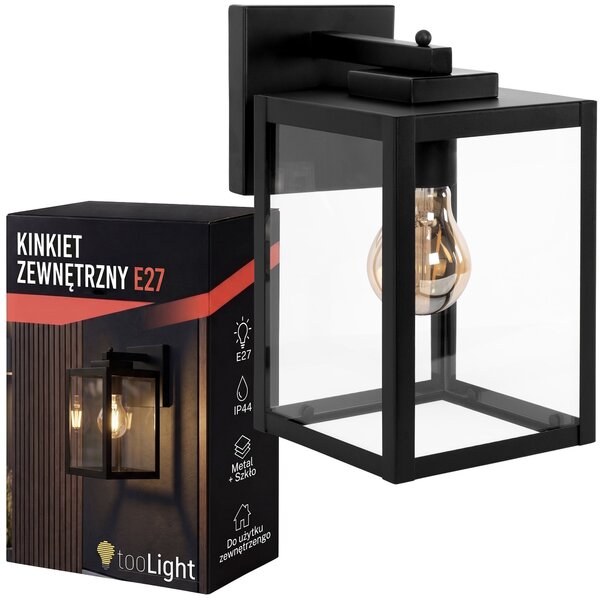 Aplică de perete pentru fațadă JNH038-1G Black