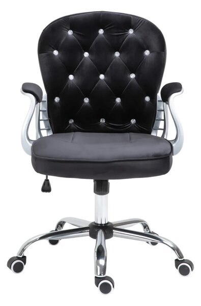 Scaun birou SIB 1304, Catifea, Negru