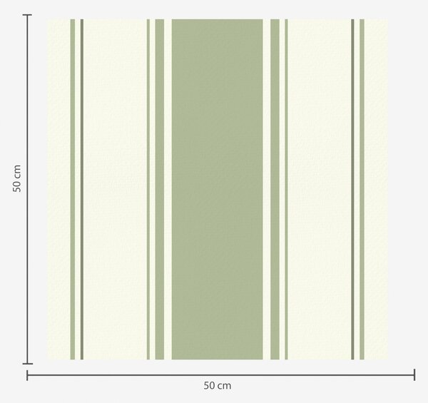 Tapet Fond crem cu dungi largi verde deschis, Tapet geometrie, Tapet dungi, a00561 : Uwalls.ro