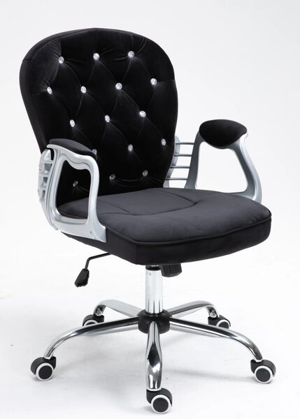 Scaun birou SIB 1304, Catifea, Negru