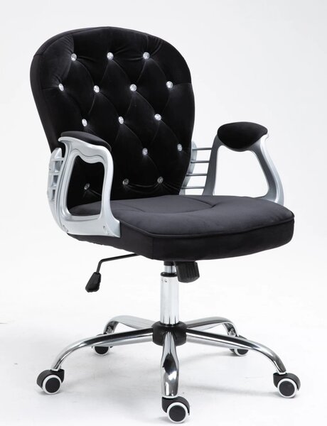 Scaun birou SIB 1304, Catifea, Negru