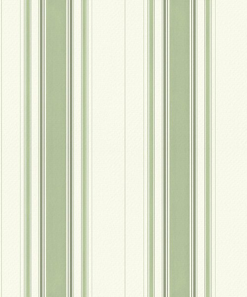 Tapet Fond deschis cu dungi de accent verde închis, Tapet geometrie, Tapet dungi, a00562 : Uwalls.ro