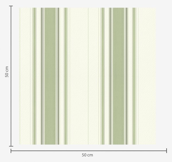 Tapet Fond deschis cu dungi de accent verde închis, Tapet geometrie, Tapet dungi, a00562 : Uwalls.ro